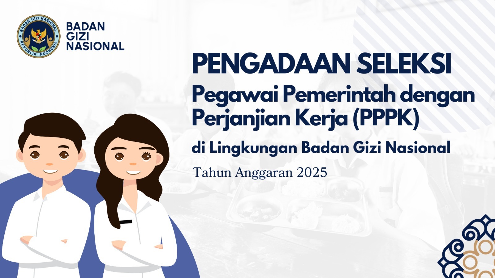Pengumuman Seleksi Pengadaan Pegawai Pemerintah Dengan Perjanjian Kerja Tingkat Instansi Tahap II di Lingkungan Badan Gizi Nasional Gayo Lues Tahun Anggaran 2025